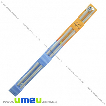 Спицы прямые пластиковые с заглушкой Pony (Индия), 7,5 мм, 35 см (YAR-035153)