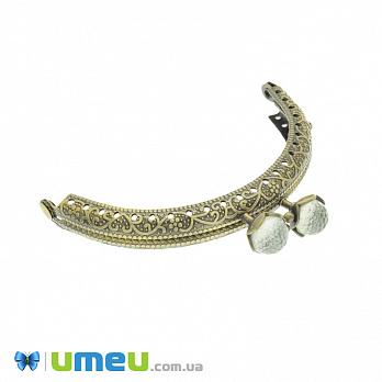 Фермуар металлический, Античная бронза, 8,8х6 см (BAG-042112)