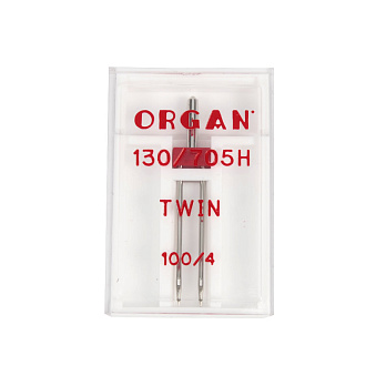 Голка подвійна ORGAN TWIN UNIVERSAL №100/4 для побутових швейних машин (SEW-054953)