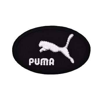 Термоаппликация Puma, 6,5х4 см, Черно-белая (APL-053335)