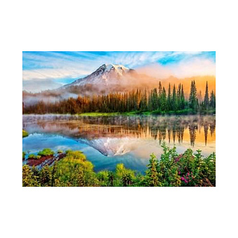 Набор алмазной живописи на подрамнике 30х40 см, Горное озеро (SXM-056334)