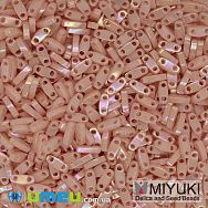 Бисер японский Miyuki QUARTER TILA №596, 5х1,2 мм, Персиковый (BIS-046095)