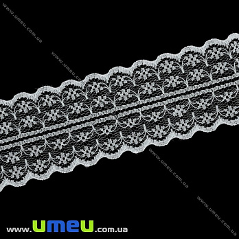 Мереживо тонке, 45 мм, Біле (LEN-010972)