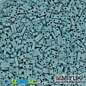 Бисер японский Miyuki QUARTER TILA №412FR, 5х1,2 мм, Бирюзовый матовый (BIS-046090)