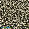 Бисер чешский №905/18549, Темный металл, Металлизированный, 10/0 (BIS-005781)