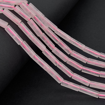 Намистини Кварц рожевий, Натур. камінь, 13-14 мм, Боченок (BUS-058152)