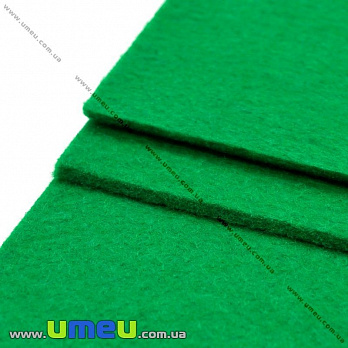 Фетр 3 мм, 10х15 см, 308 Зеленый (FLT-011617)