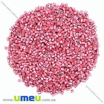 Бисер китайский рубка, 2,2 мм, Красный металлизированный (BIS-026198)