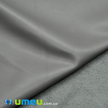 Штучна шкіра на замші 0,65 мм, Сіра, 20х27 см (LTH-038609)