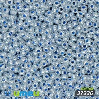 Бисер чешский №593/37336, Голубой, Перламутровый, 10/0 (BIS-005782)