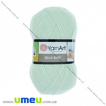 Пряжа YarnArt Bella Baby 50 г, 190 м, М'ятна 653 (YAR-029695)