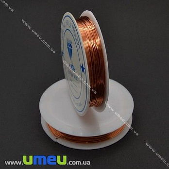 Дріт мідний, 0,6 мм, Світла мідь (LES-007264)