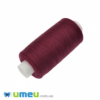 Нить полиэстеровая KIWI №40/2, col.119, Бордовая, 366 м (MUL-046694)