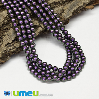 Намистина Swarovski 5810 Iridescent Purple Pear 943, 6 мм (BUS-041414)