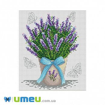 Набір для вишивання нитками VDV, Лаванда М-1272, 15х20 см (SXM-048112)