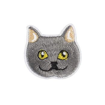 Термоаплікація, Котик, 3,5х3,5 см (APL-060145)