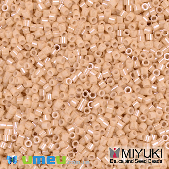 Бисер японский Miyuki Delica 15/0 DBS205, Бежевый (BIS-049716)