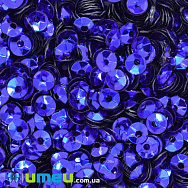 Паєтки Індія чаша, 5 мм, Сині (PAI-041449)