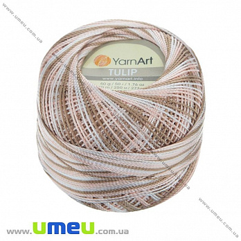 Пряжа YarnArt Tulip 50 г, 250 м, Меланж Бежева 460 (YAR-029514)