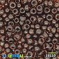 Бісер чеський 4/0, №10110, Коричневий, Прозорий (BIS-034283)