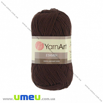 Пряжа YarnArt Etamin 30 г, 180 м, Коричнева 440 (YAR-023036)