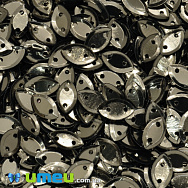 Паєтки Індія човник, 9х5 мм, Бронзові темні (PAI-038076)