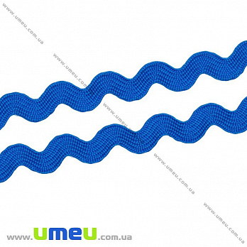 Тесьма вьюнок, 5 мм, Синяя (LEN-010397)