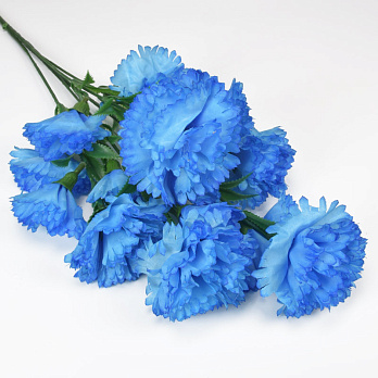 Букет гвоздики, 70 см, Синій (DIF-057789)