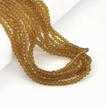 Намистини ронделі, 3,5х3 мм, Топаз (BUS-057218)