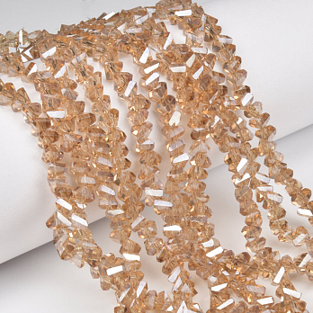 Намистини скляні скол (крихта), 6 мм, Топаз (BUS-060948)