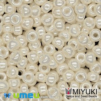 Бисер японский Miyuki круглый RR 6/0 №592, Молочный (BIS-046034)