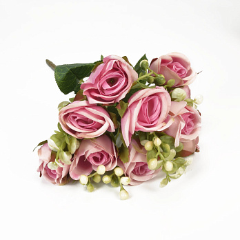 Букет роз с добавками, 30 см, Малиновый (DIF-057595)