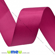 Репсова стрічка, 25 мм, Малинова (LEN-016763)