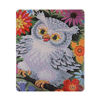 Набор алмазной живописи на картоне 25х21 см, Сказочный совенок (SXM-056385)