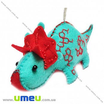 Набор из фетра для создания игрушки, Динозаврик Трици ФН-83, 5х14,5 см (FLT-034876)