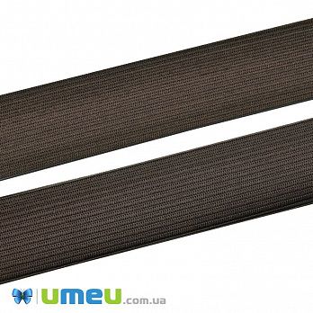 Резинка плоска 25 мм, Коричнева (LEN-046121)