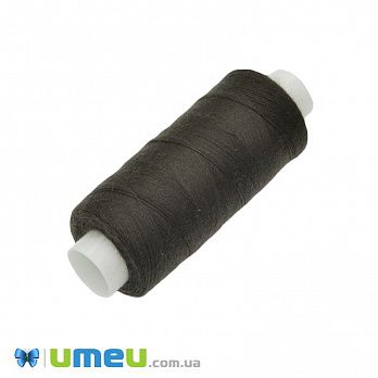 Нитка поліестерова KIWI №40/2, col.498, Коричнева темна, 366 м (MUL-046808)