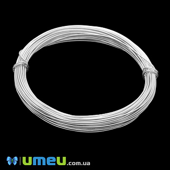 Проволока алюминиевая, 0,8 мм, Серебристая (LES-046845)