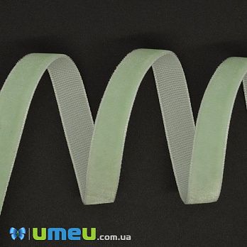 Стрічка оксамитова, 10 мм, М'ятна світла (LEN-042180)