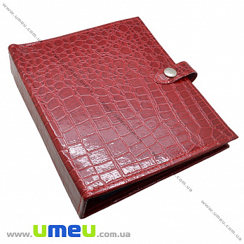 Органайзер-блокнот для готових прикрас, 21х18х5 см, Червоний (INS-035044)