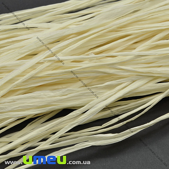 Рафія 5 мм, Кремова матова (KNT-037299)