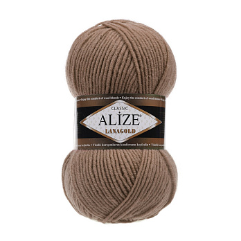Пряжа Alize Lanagold 100 г, 240 м, Бежевая 466 (YAR-060779)