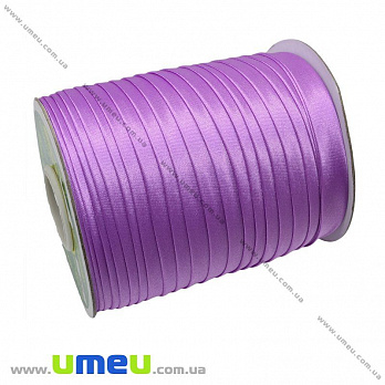 Атласна коса бейка, 15 мм, Бузкова (LEN-010352)