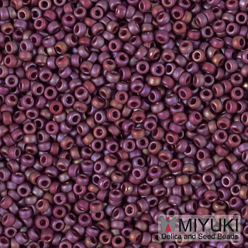 Бисер японский Miyuki круглый RR 15/0 №4696, Фиолетовый матовый радужный (BIS-051211)