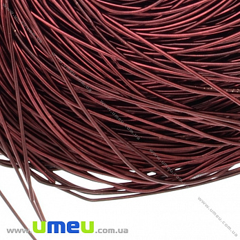 Канитель гладкая 1 мм, Бордовая (KNT-027970)