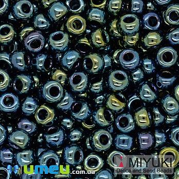 Бисер японский Miyuki круглый RR 6/0 №456, Ирис синий (BIS-046027)