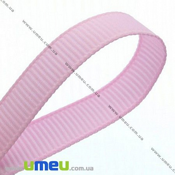 Репсова стрічка, 6 мм, Рожева (LEN-007190)