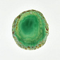 Срез Агата, Зеленый, 64х57 мм (POD-009289)