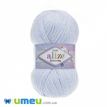 Пряжа Alize Sekerim Bebe 100 г, 320 м, Серая светлая 227 (YAR-048086)