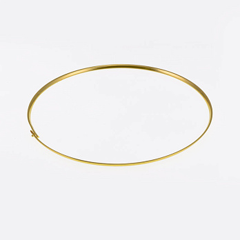 Основа металева для кольє, 13 см, Золотиста (OSN-056078)